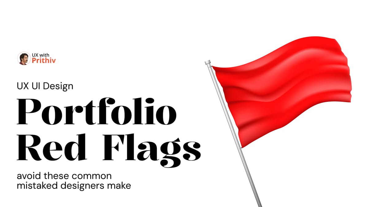 Portfolio Red Flags That Are Costing You the Job Feature image