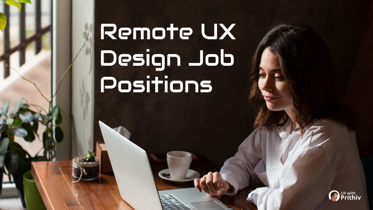 Guide to Finding Remote UX Design Opportunities Feature image