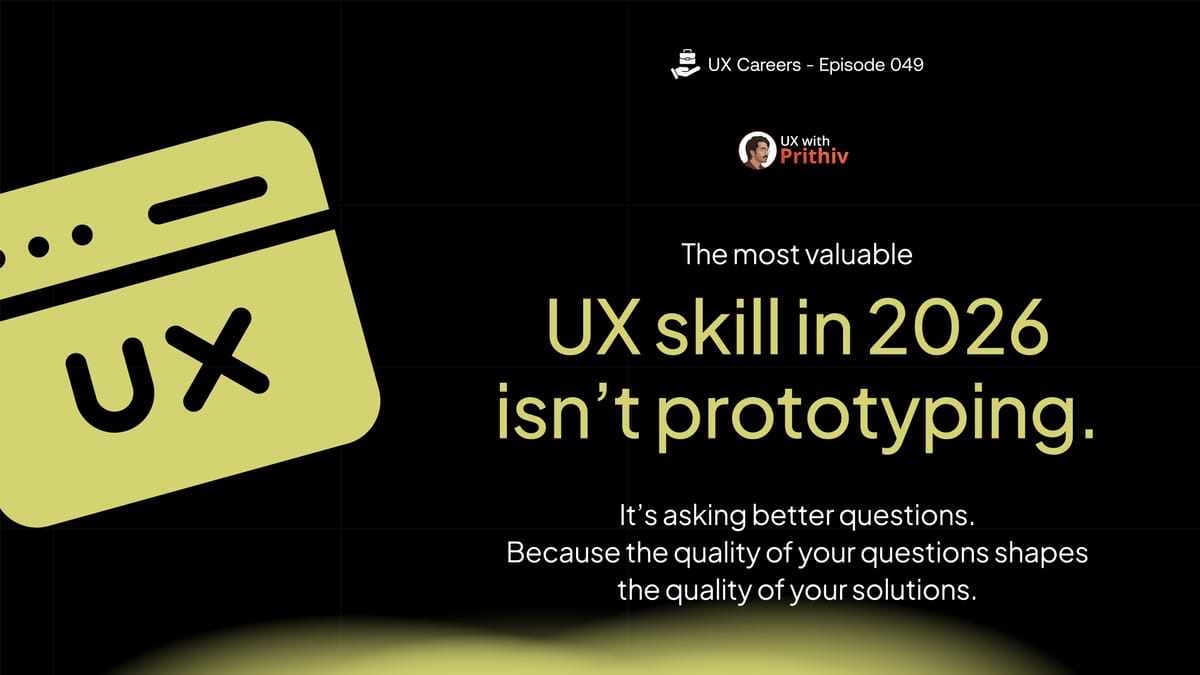UX skill in 2026 Feature image